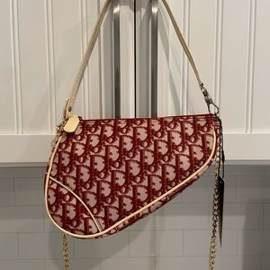 Authentic Dior Saddle Bag